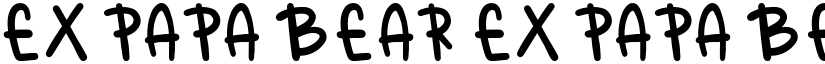 Ex Papa Bear Ex Papa Bear font