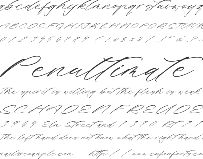 Fanttasic Melody font preview