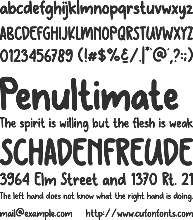 Cactuss font preview