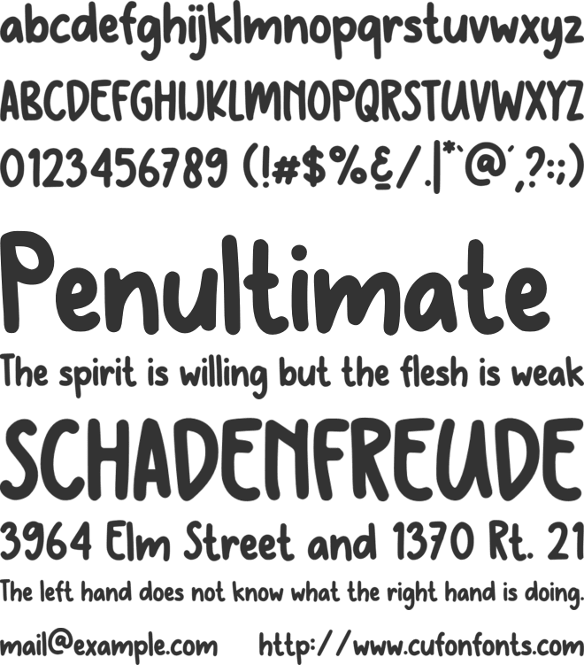 Cactuss font preview