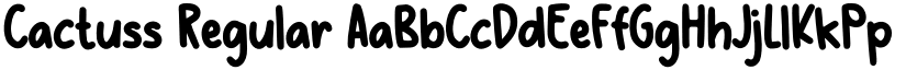 Cactuss Regular font