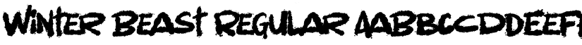 Winter Beast Regular font