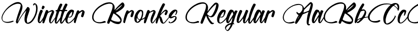Wintter Bronks Regular font