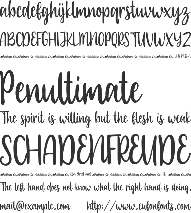 oh yummy font preview