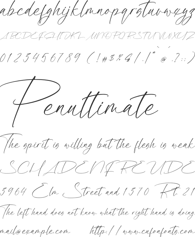 Boulevard Goleriales font preview