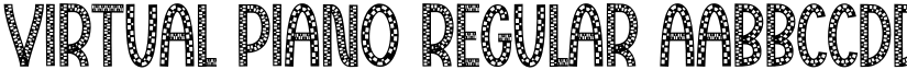 Virtual Piano font download