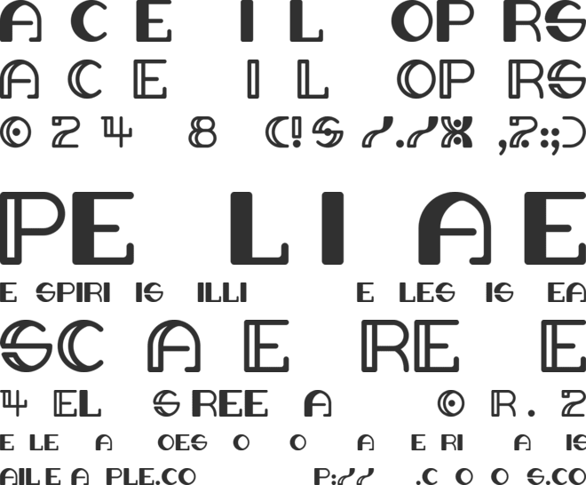 SOLAR ECLIPSE font preview
