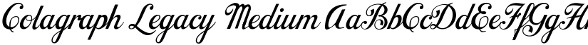 Colagraph Legacy Medium font