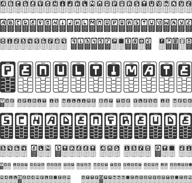 Hola Mota font preview