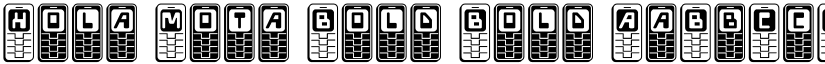Hola Mota Bold Bold font