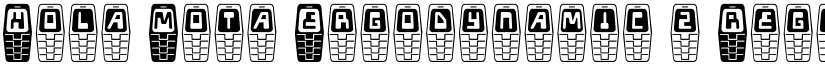 Hola Mota Ergodynamic 2 Regular font