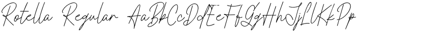 Rotella Regular font
