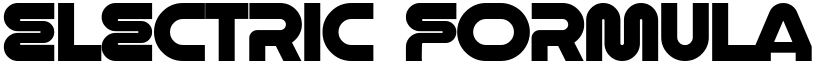 Electric Formula Regular font