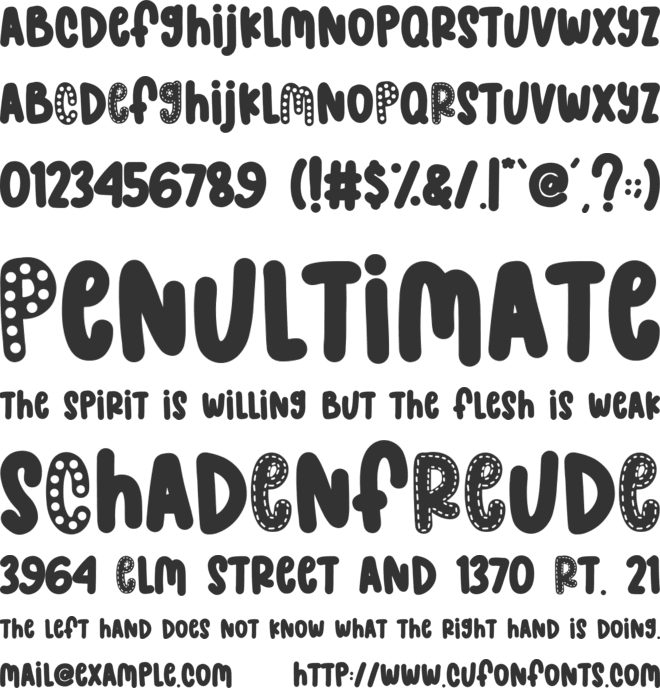 Triple Magic font preview