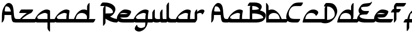 Azqad Regular font