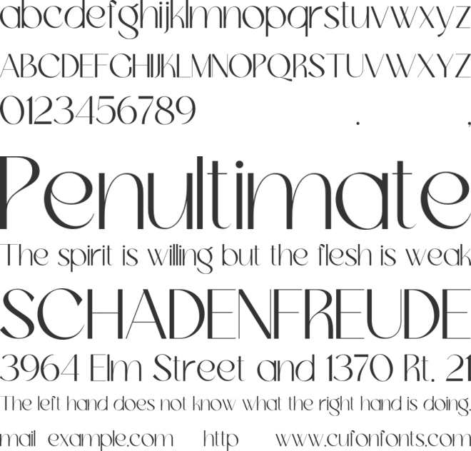 Amore Lite Edition font preview