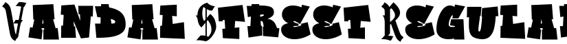 Vandal Street Regular font