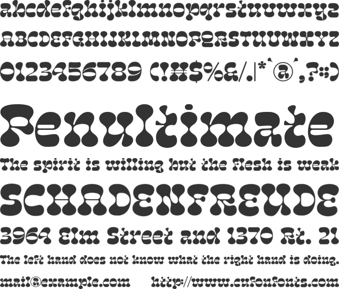 Stone Echos font preview