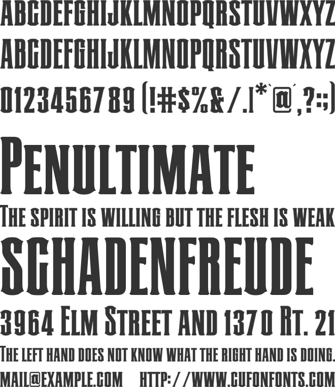 Royal Imperial font preview