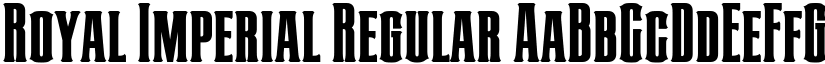 Royal Imperial Regular font
