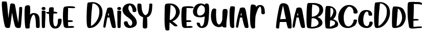 White Daisy Regular font