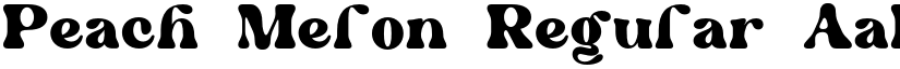 Peach Melon Regular font