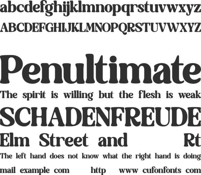 Buffy font preview