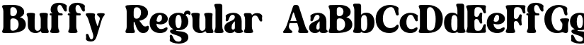 Buffy Regular font