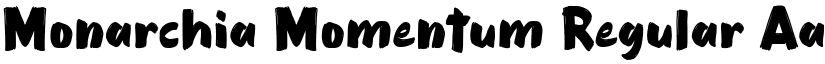 Monarchia Momentum Regular font
