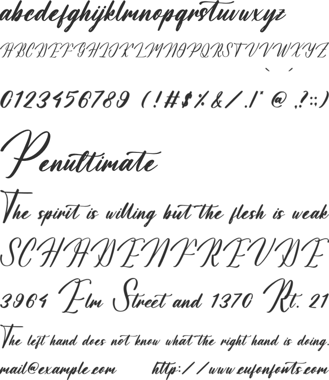 Aetholany Roterdam font preview