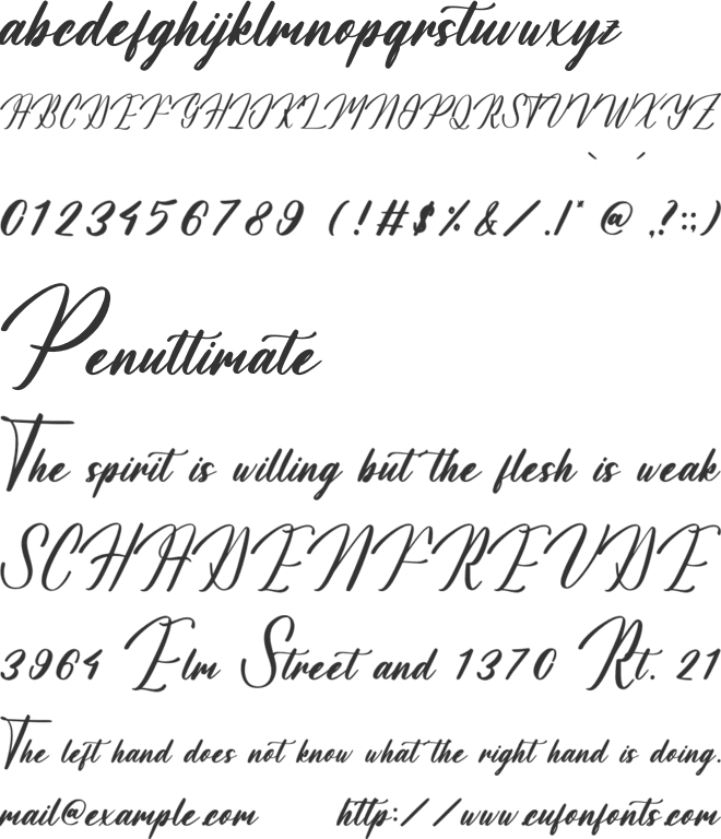 Aetholany Roterdam font preview