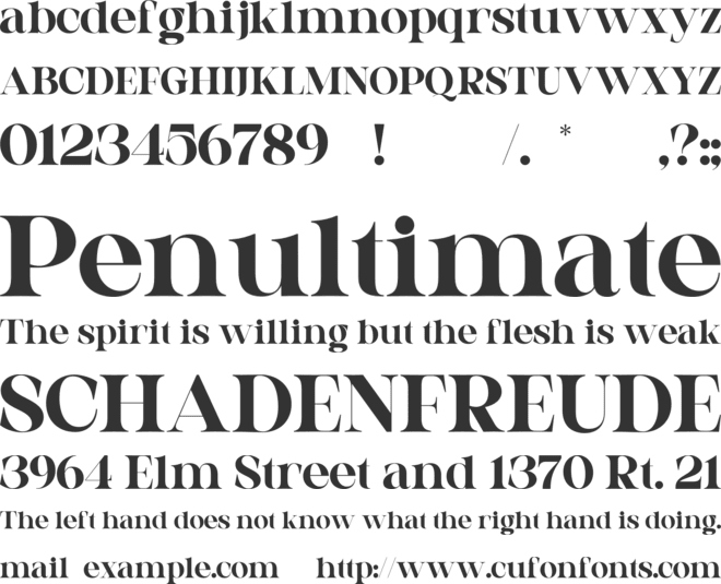 Cufatte Lite Edition font preview