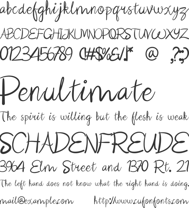 Vintella Skillton font preview