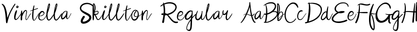 Vintella Skillton Regular font