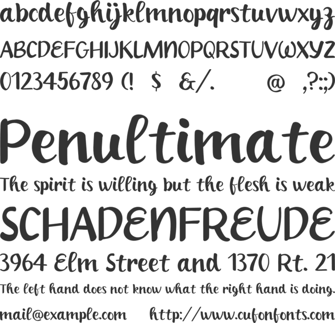 Stephen Smith font preview