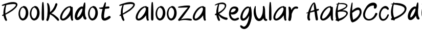 Poolkadot Palooza Regular font