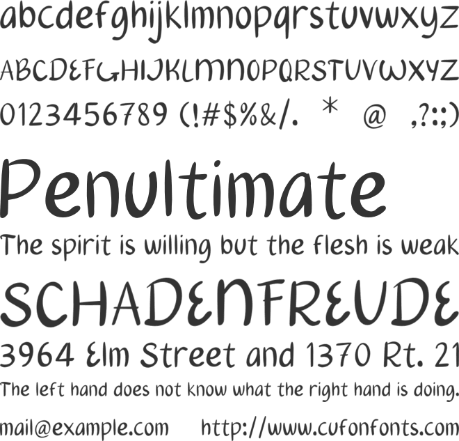 Jason Barry font preview