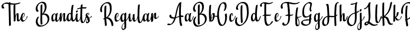 The Bandits Regular font