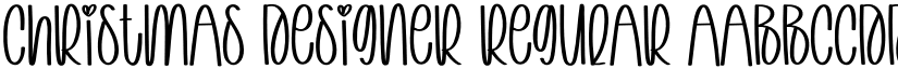 Christmas Designer Regular font