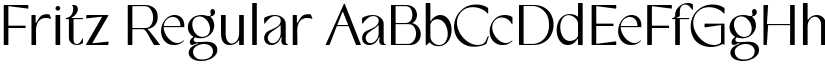 Fritz Regular font