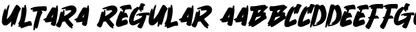 Ultara Regular font