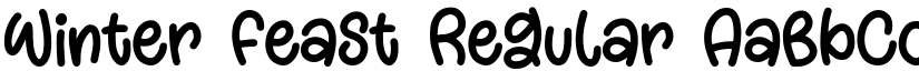Winter Feast Regular font