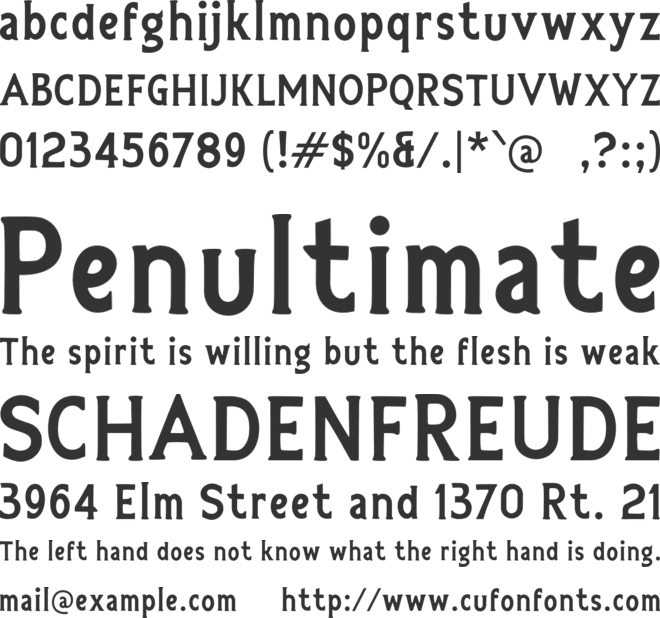 j Jurnalis font preview