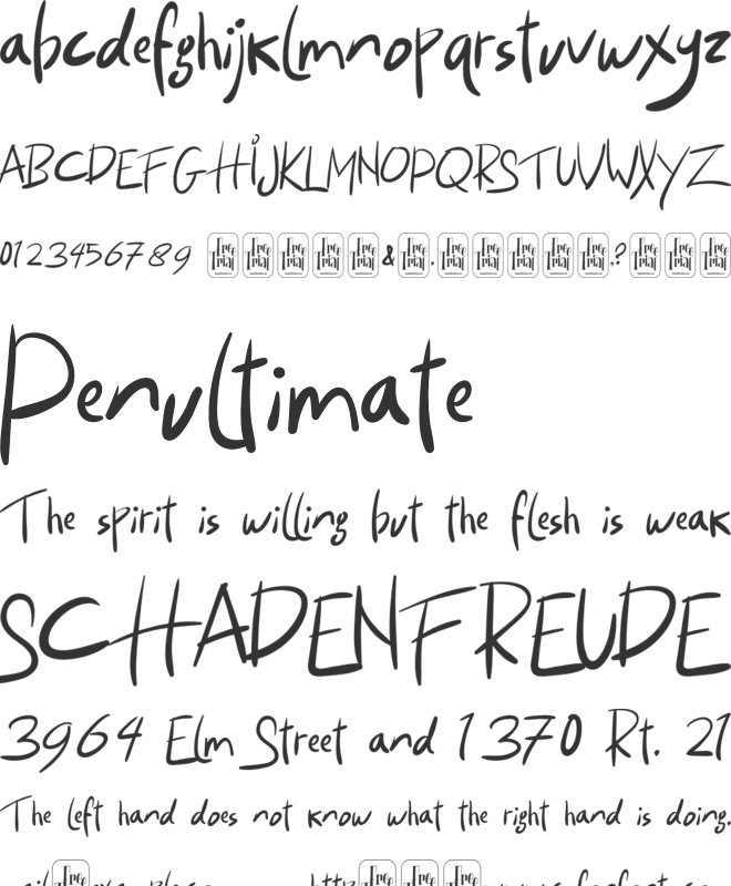 Surpass Holiday font preview