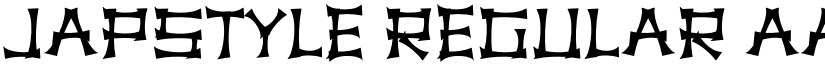Japstyle Regular font