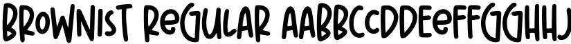 Brownist Regular font