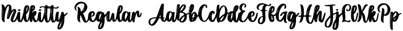Milkitty Regular font