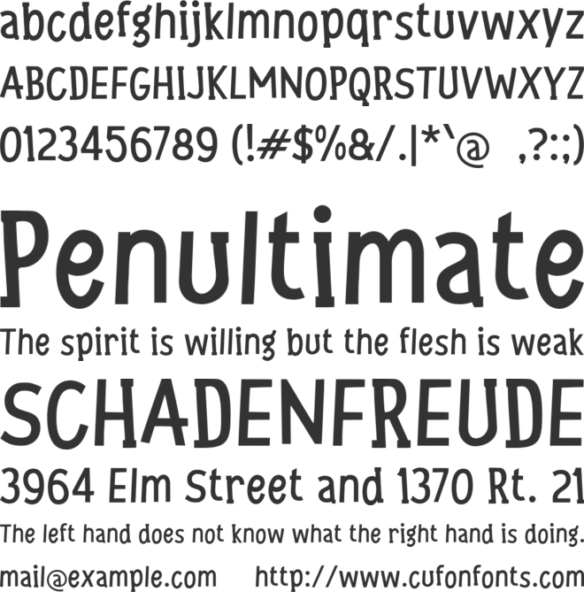 j Jasine font preview