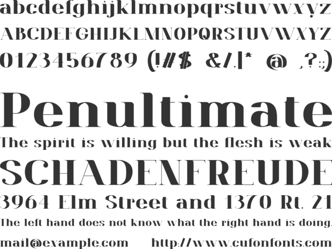 SP Mia Lite font preview