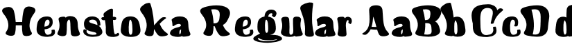 Henstoka Regular font